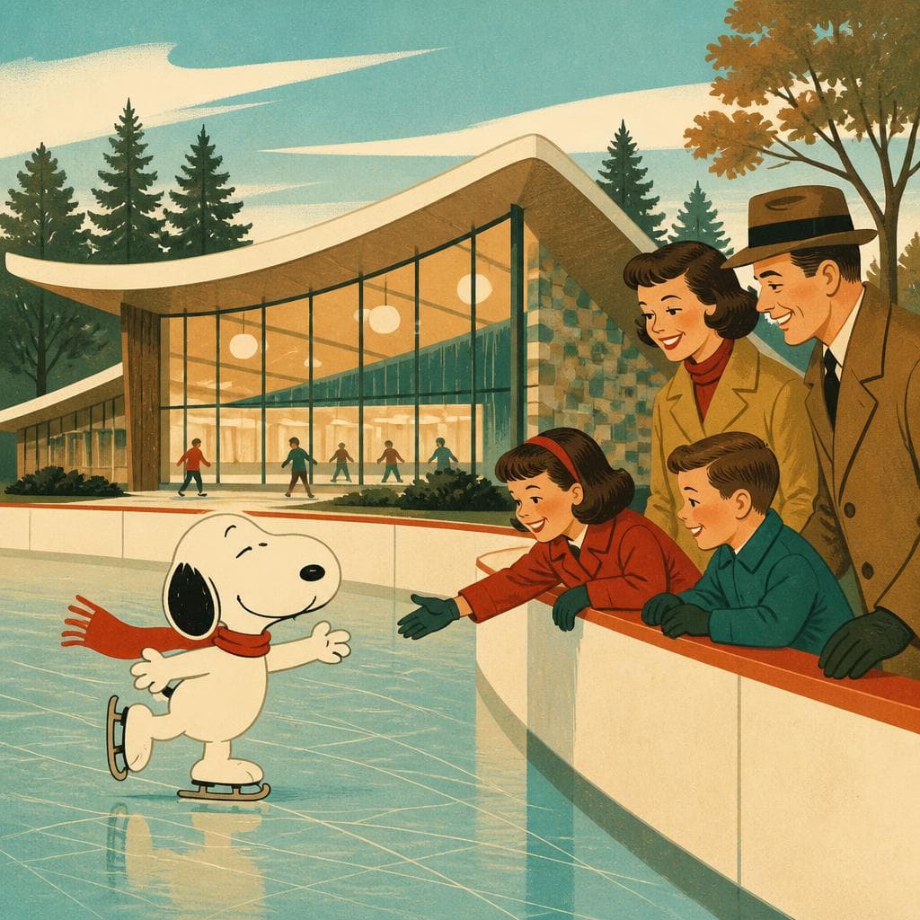 Cover art for Where Snoopy Meets the Ice