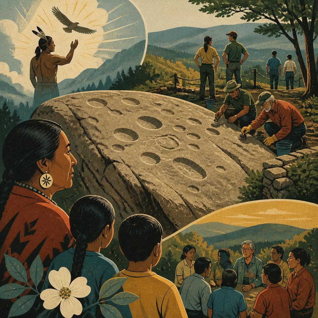 Cover art for The Marks on Judaculla Rock