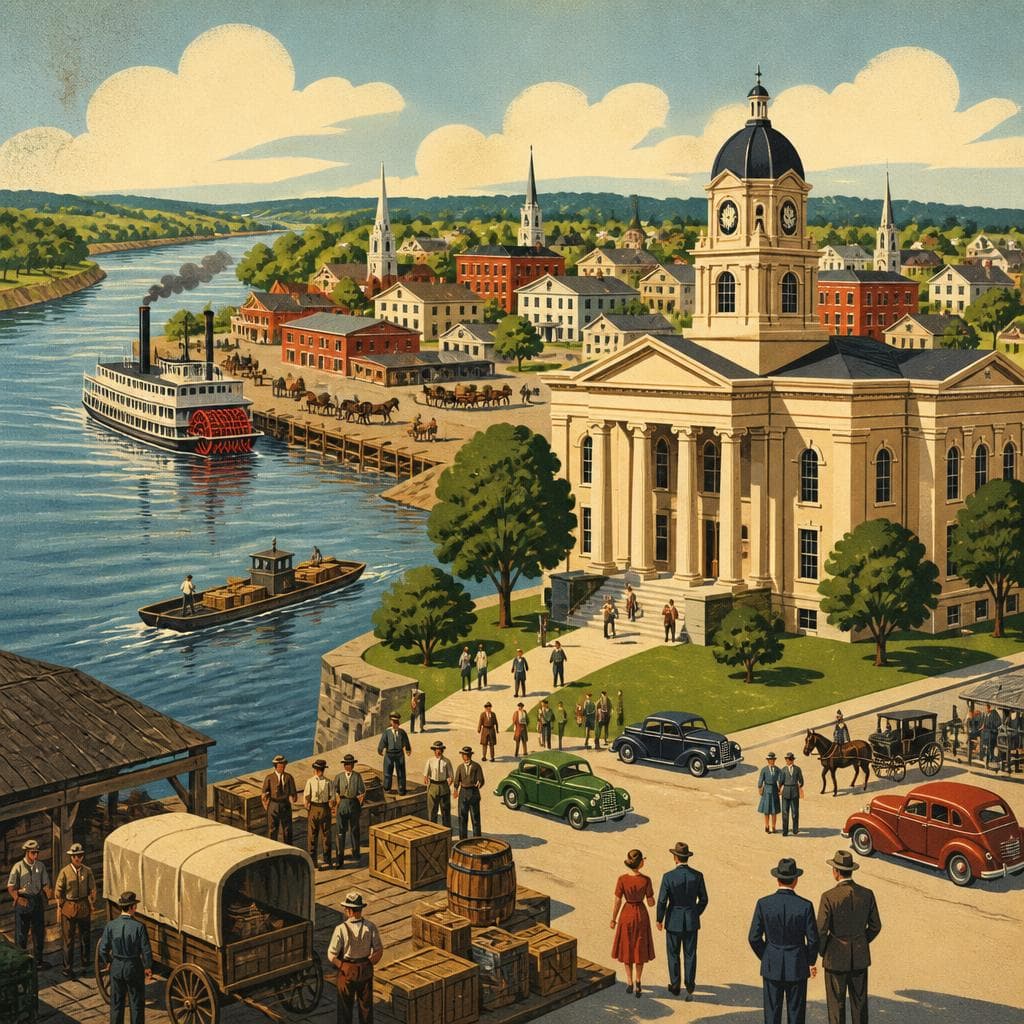 Cover art for Where the River Made a County Seat