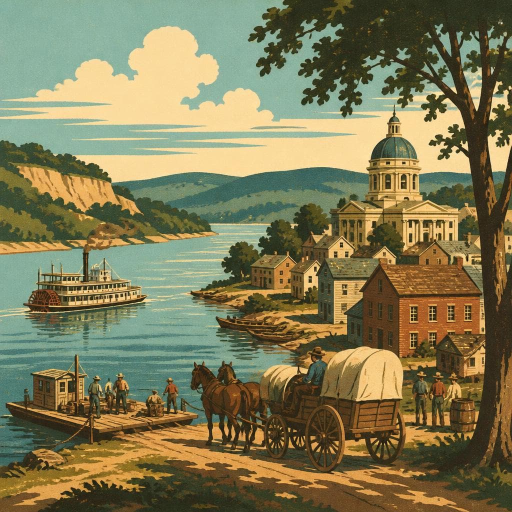 Cover art for Where the River Built a Town