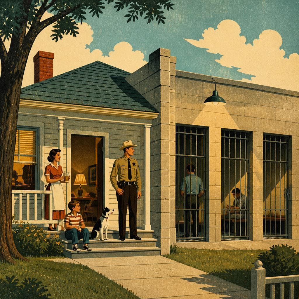 Cover art for When the Sheriff Lived Next Door to the Cells