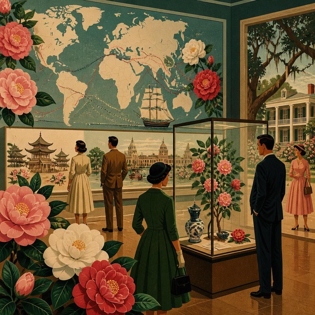Cover art for Where Camellias Tell Their Traveling Story