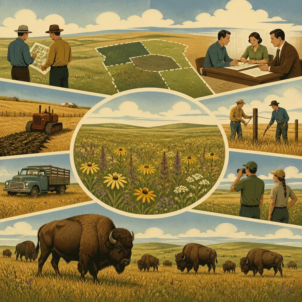 Cover art for How a Prairie Was Pieced Back Together