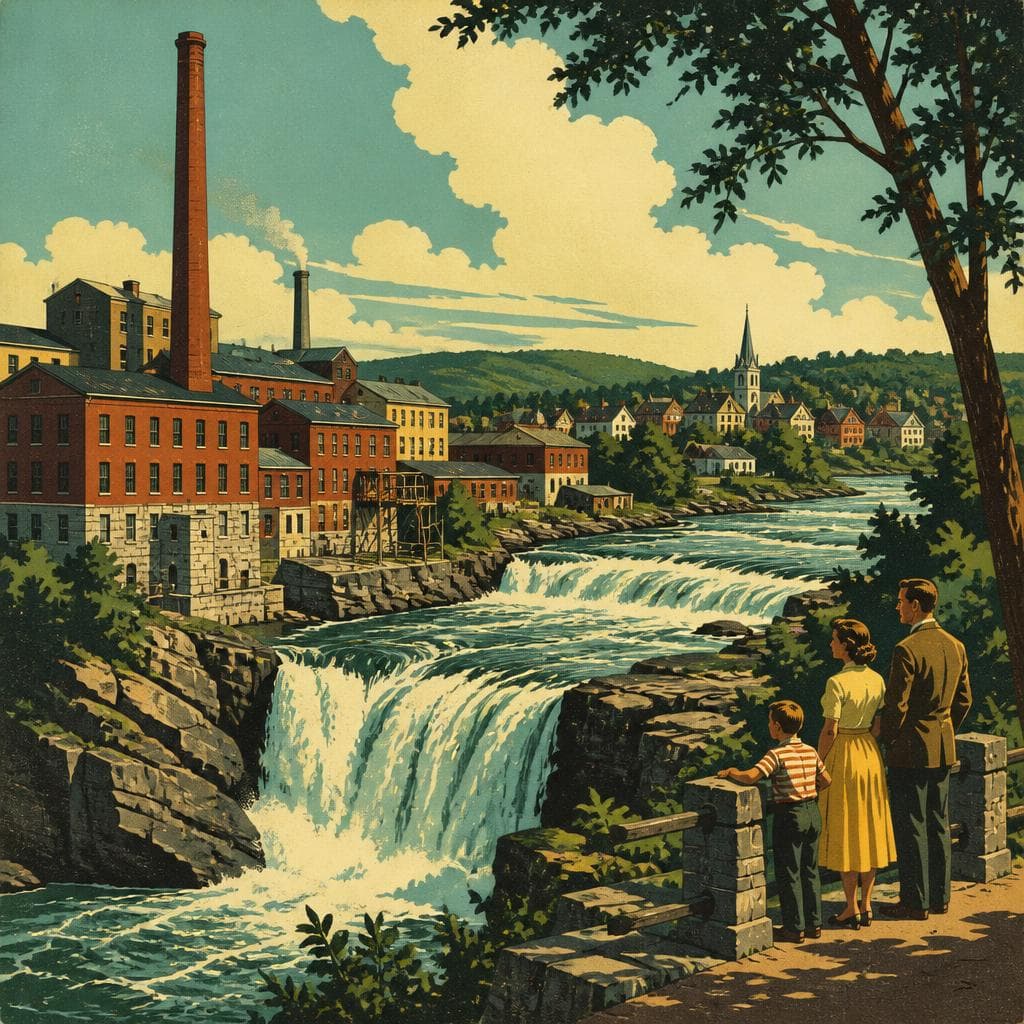 Cover art for Where Claremont Built Beside the Falls