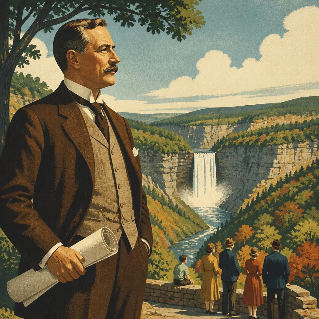 Cover art for The Man Who Kept the Gorge Open