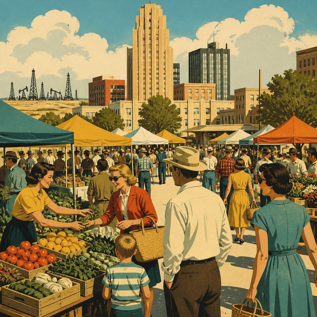 Cover art for Midland’s Saturday Market, Far From the Oil Patch