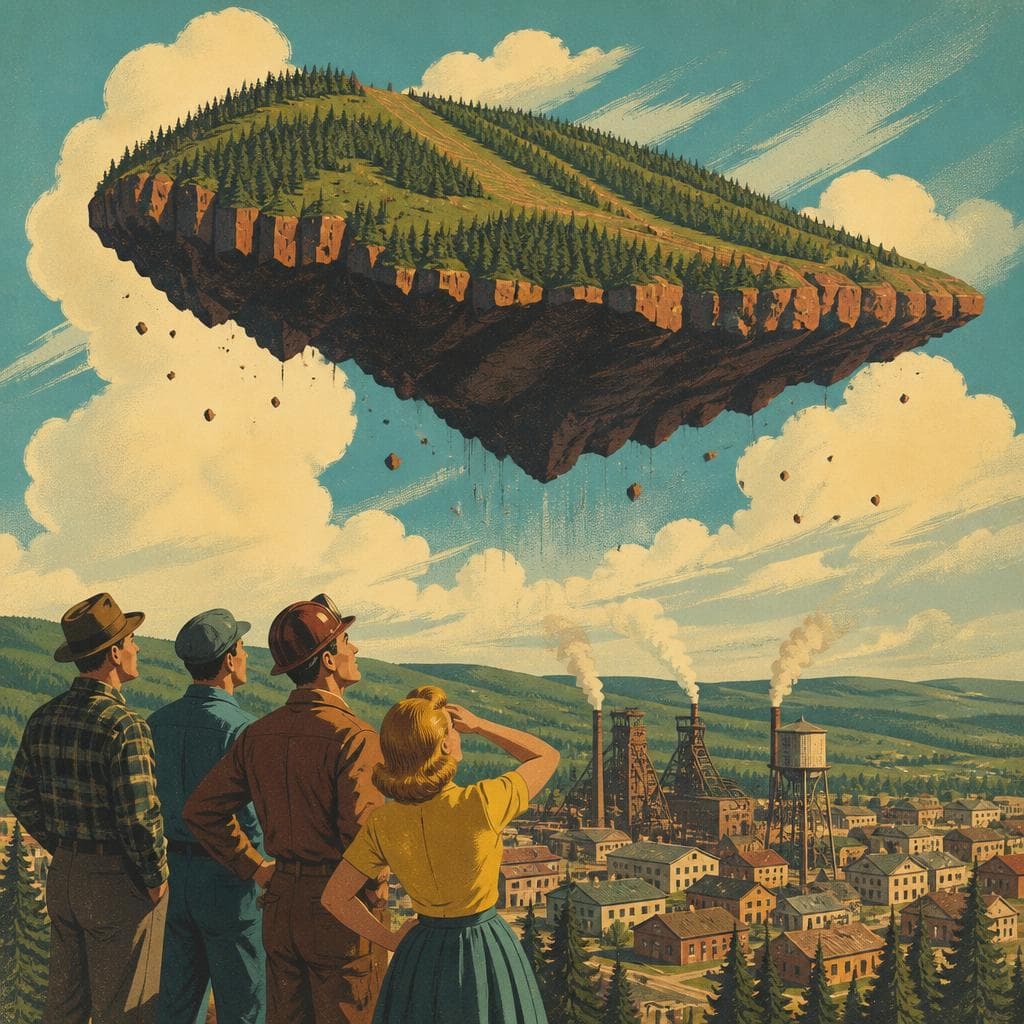 Cover art for When the U.P. Reached for the Sky