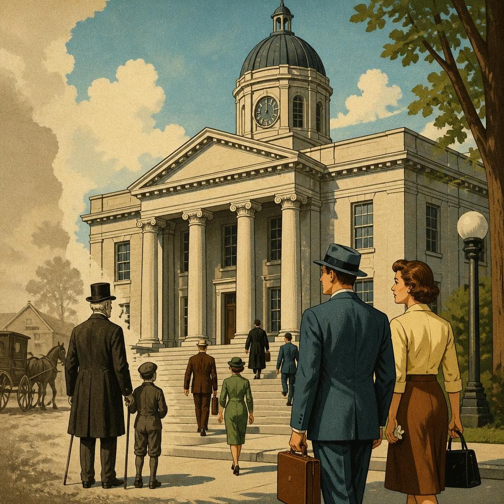 Cover art for The Courthouse That Never Retired