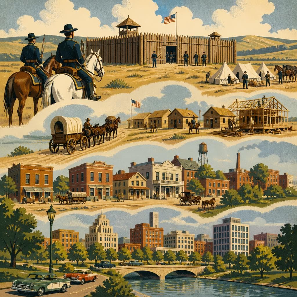 Cover art for When a Frontier Fort Became Fort Dodge