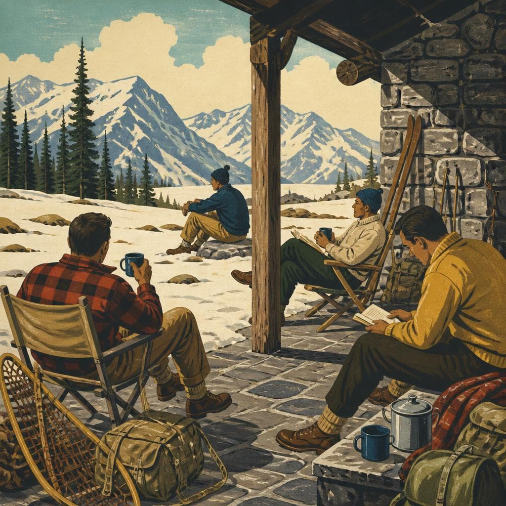Cover art for Waiting Out the Snow at Long Camp