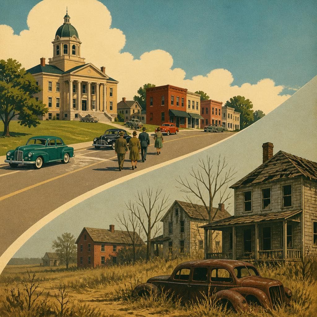 Cover art for When the County Seat Left Sherbrooke Behind