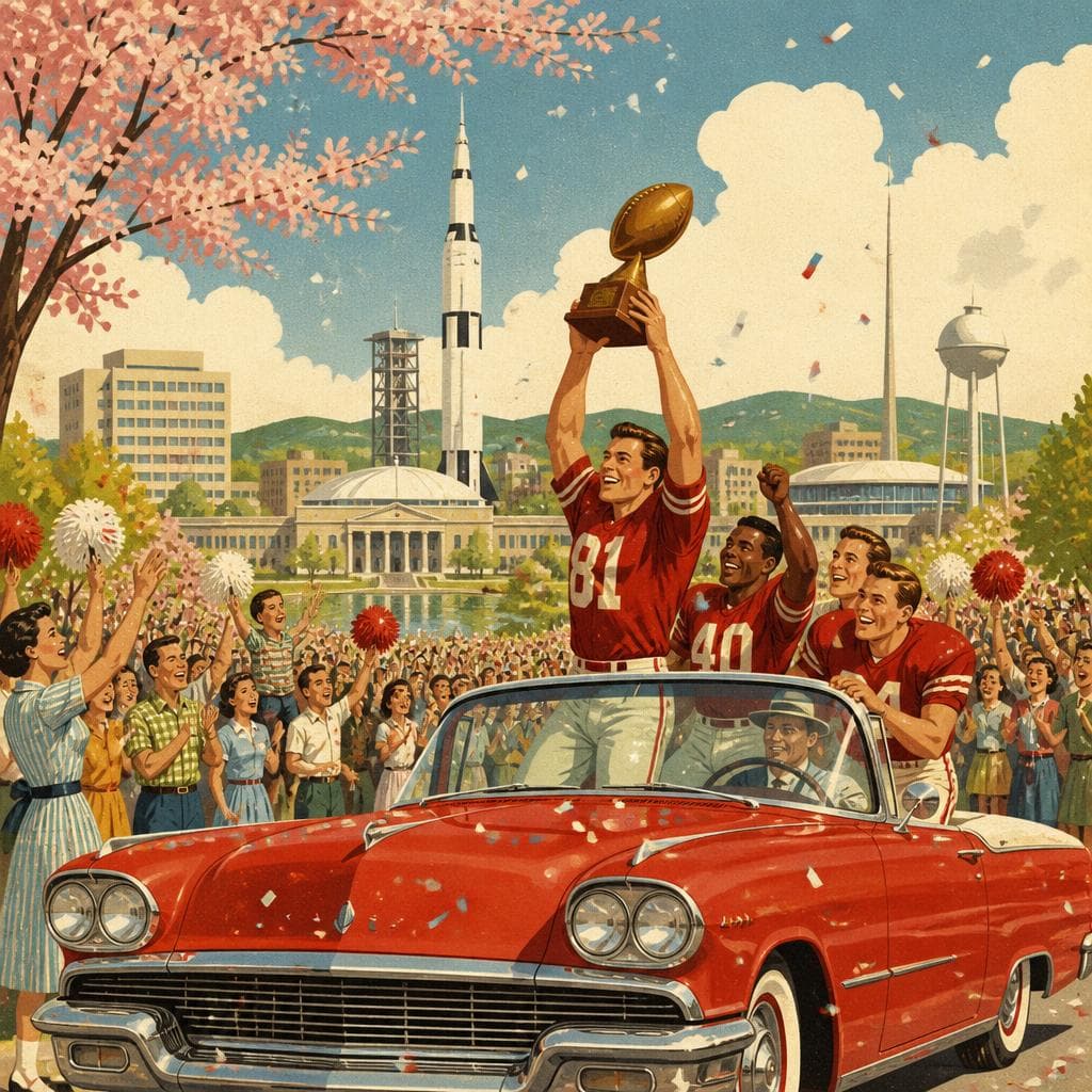 Cover art for When Spring Brought Huntsville a Football Crown