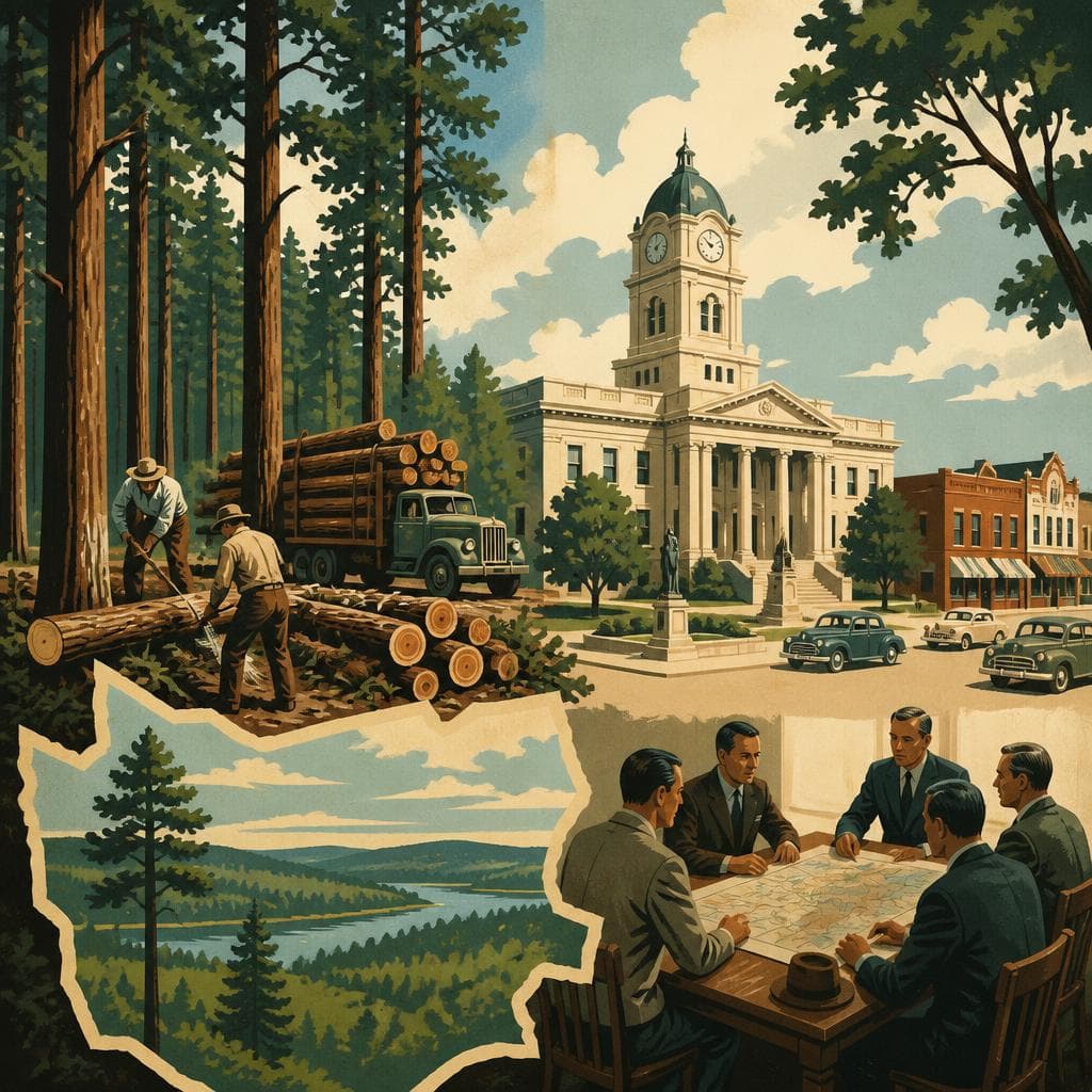 Cover art for A County Cut From the Pines