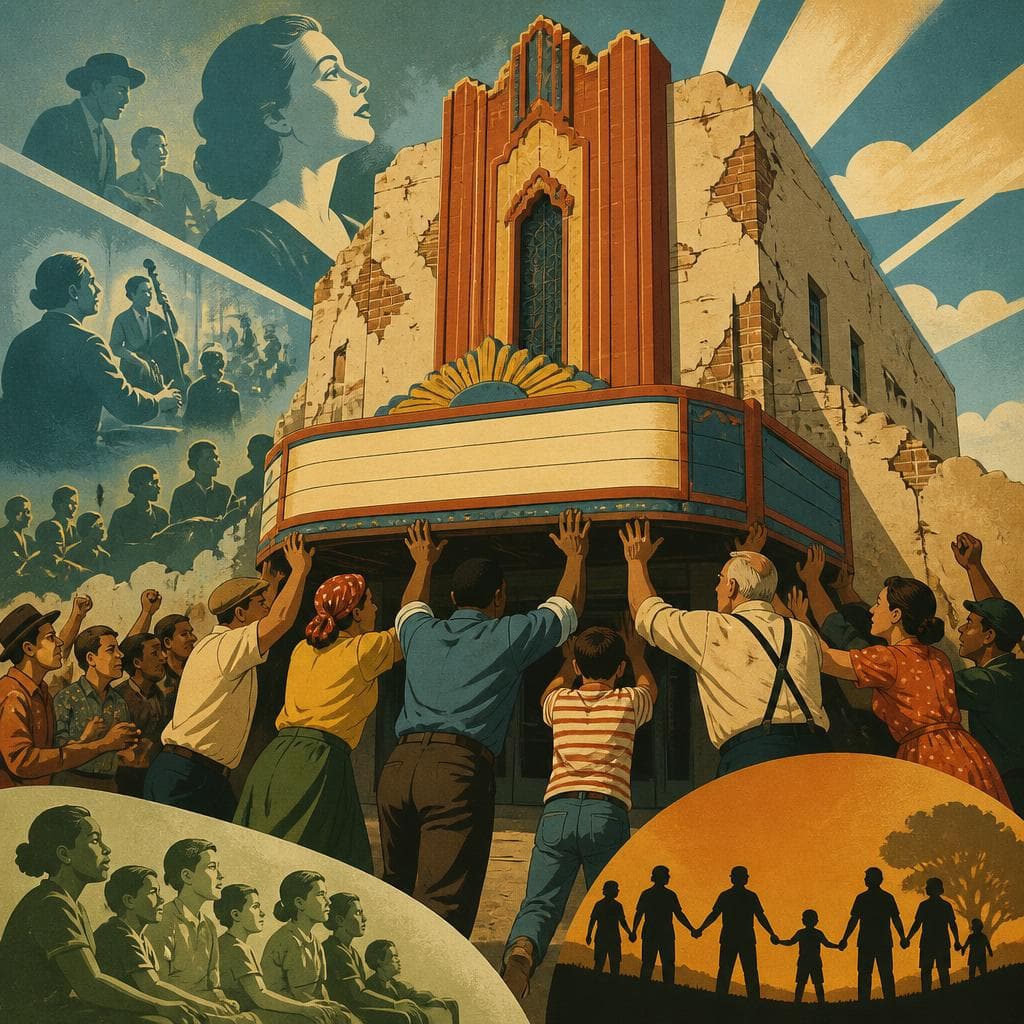 Cover art for The Theater That Refused to Go Quiet