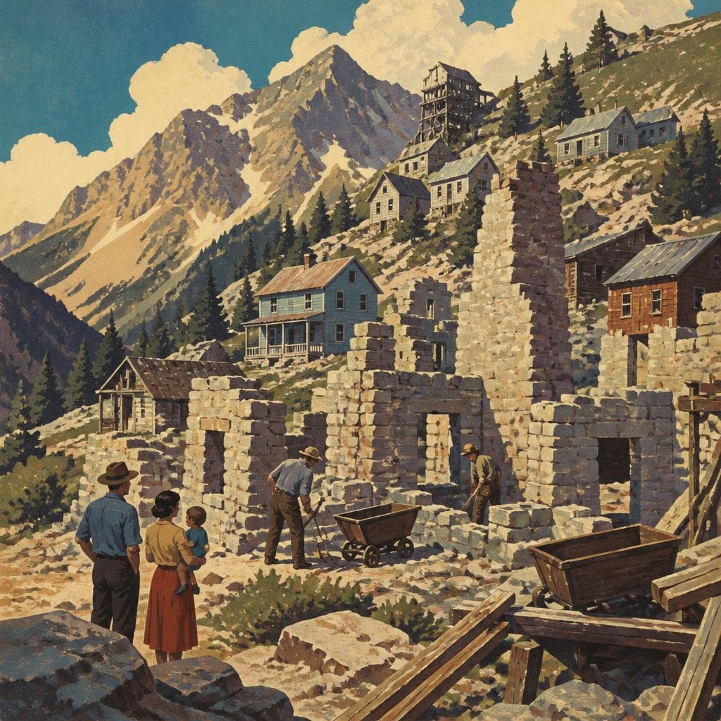 Cover art for Where the Silver Camps Clung to the Mountain