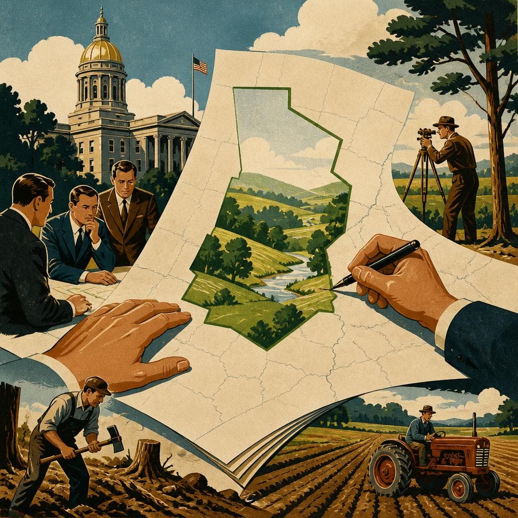 Cover art for When a Georgia County Was Drawn Into Being