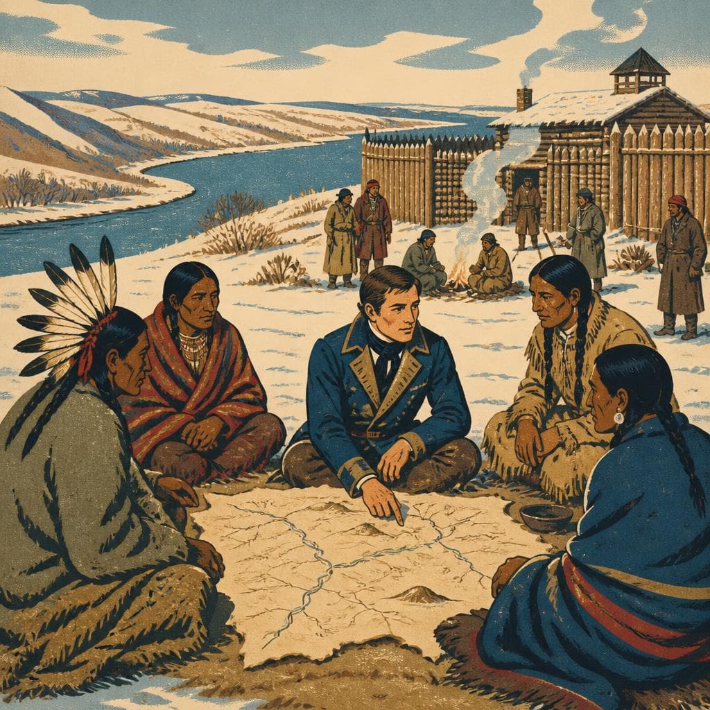 Cover art for William Clark’s Winter of Listening at Fort Mandan