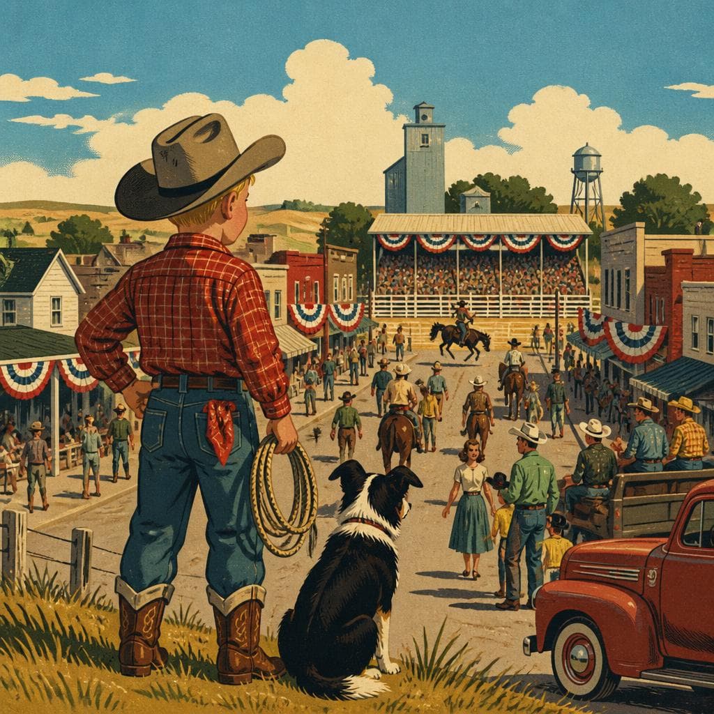 Cover art for When Labor Day Turns Sidney Cowboy