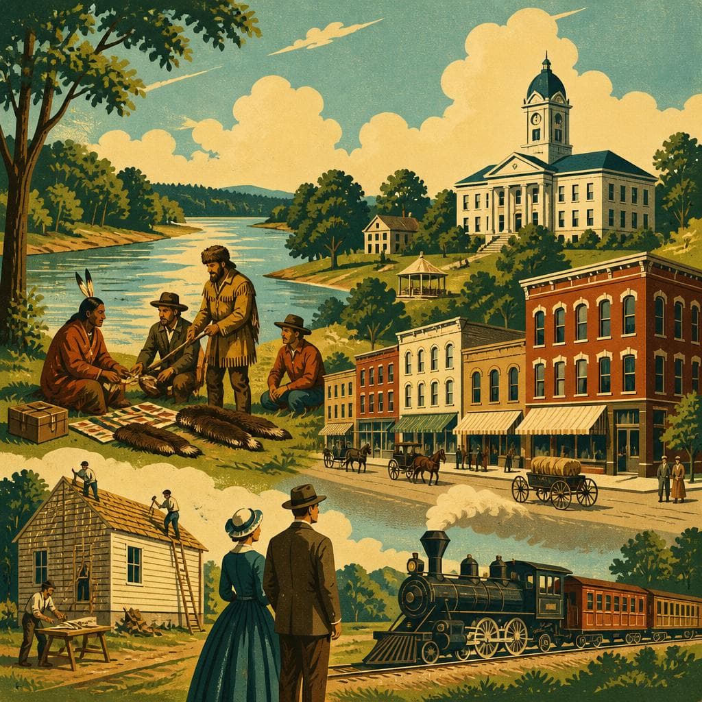 Cover art for Where the River Turned Into a County Seat