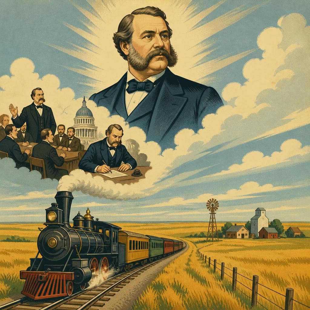 Cover art for How Chester A. Arthur Reached the Nebraska Prairie