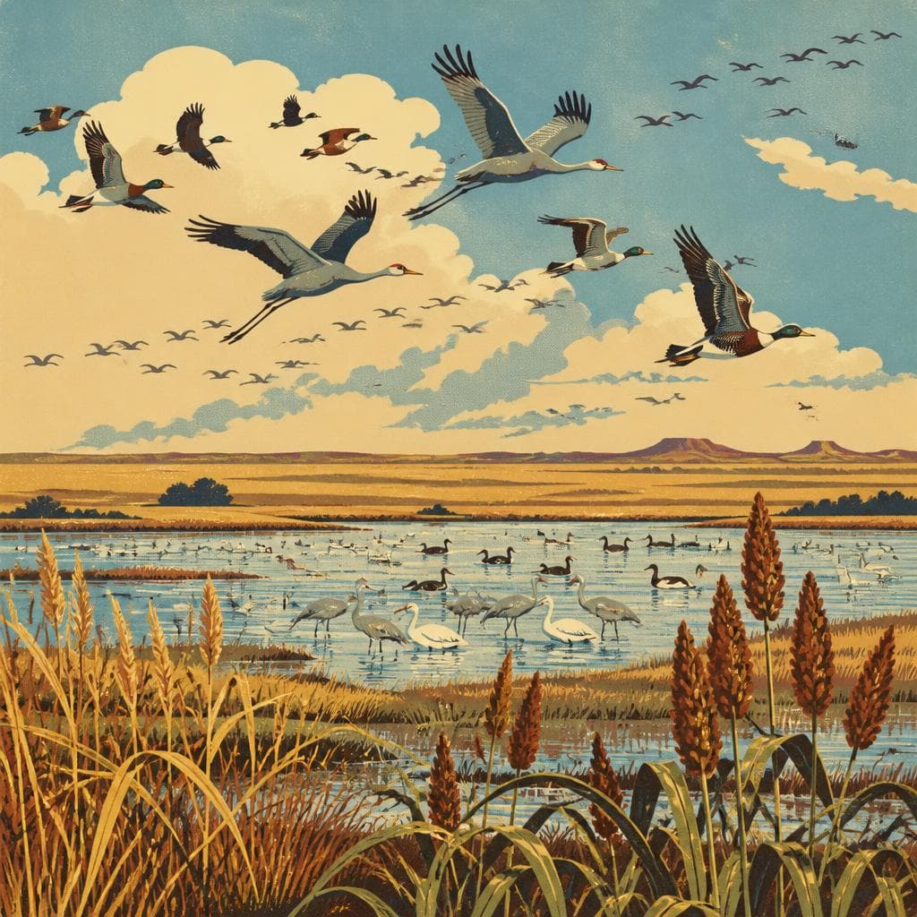 Cover art for Where the Flyway Touches Down