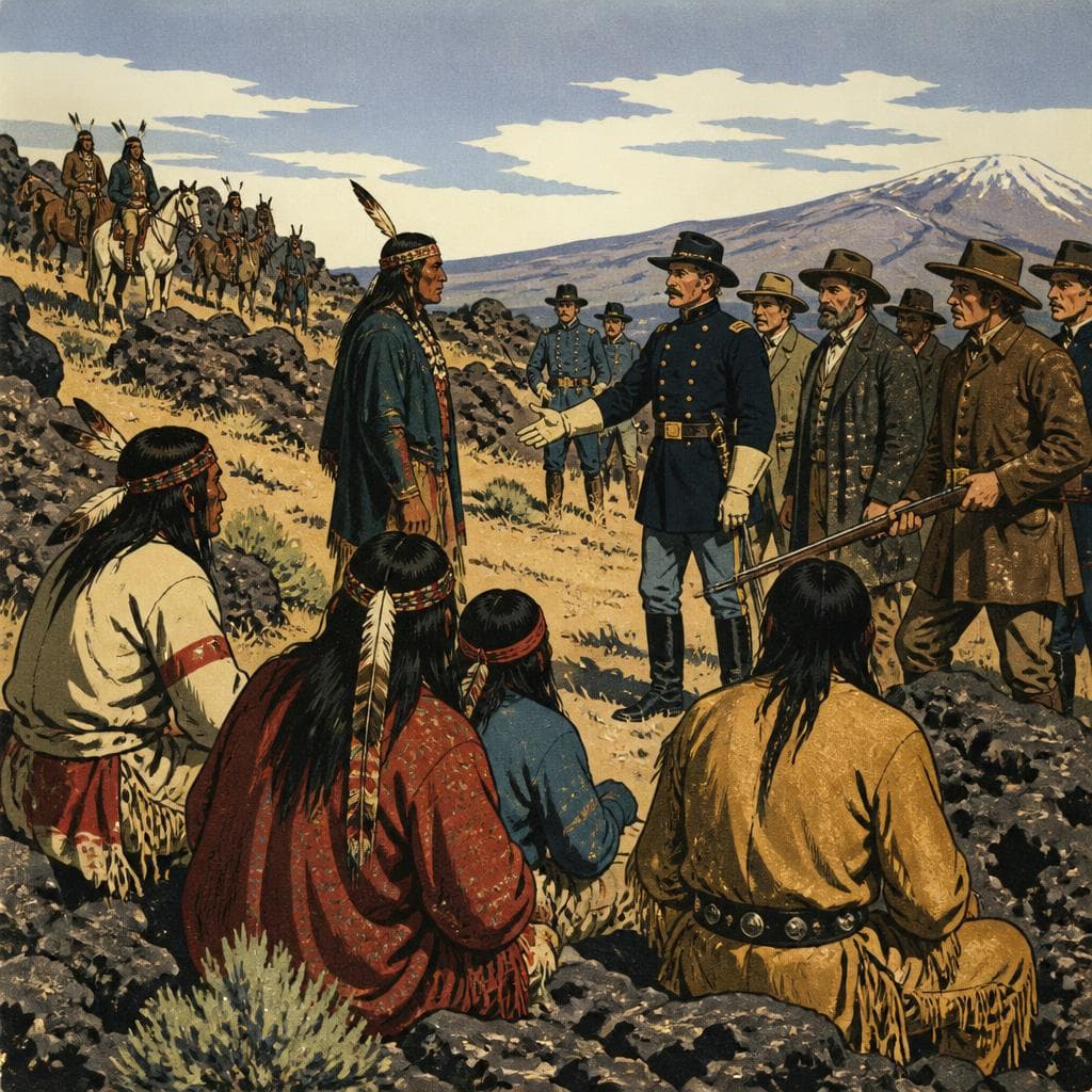 Cover art for When Peace Broke in the Lava Beds