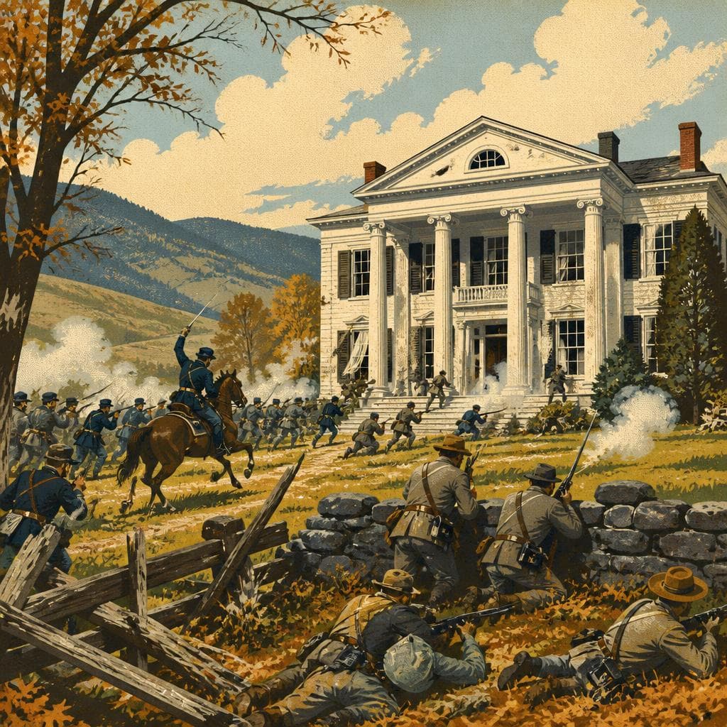Cover art for When War Came to Belle Grove
