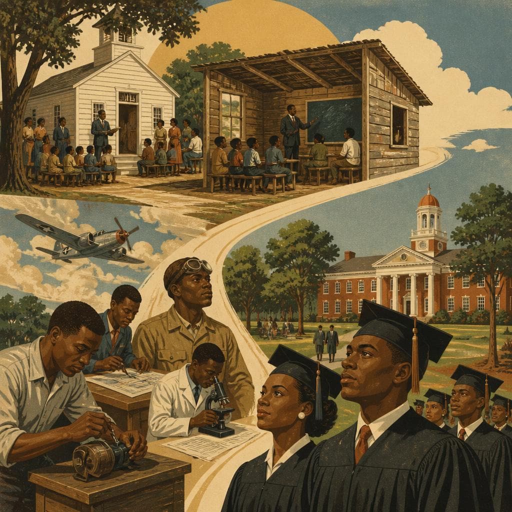 Cover art for From Church and Shanty to Tuskegee