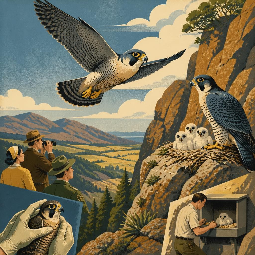Cover art for When Peregrines Returned to Mount Diablo