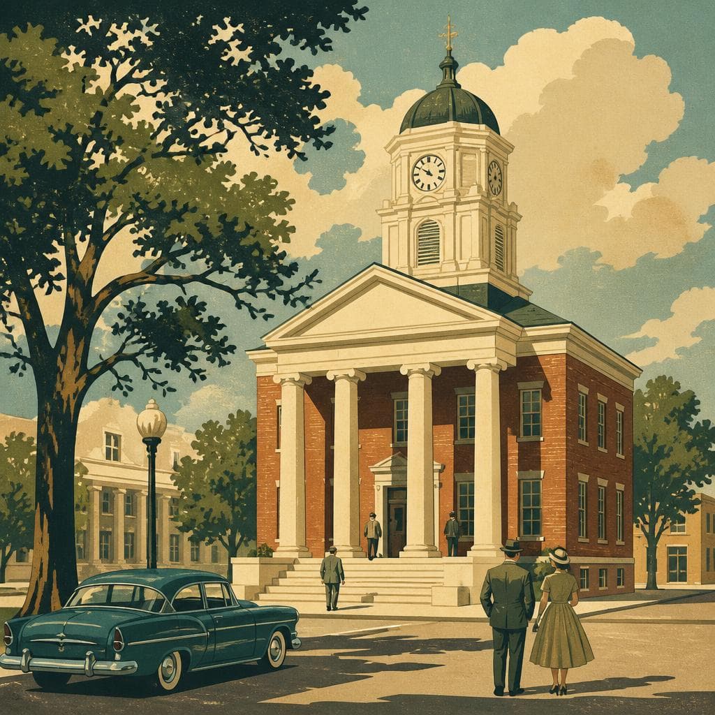 Cover art for A Small Courthouse With a County’s Full Weight