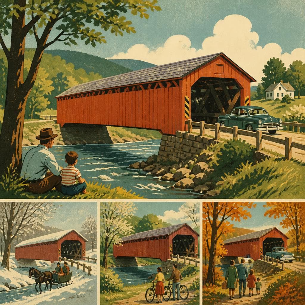Cover art for Why the Downsville Covered Bridge Endured