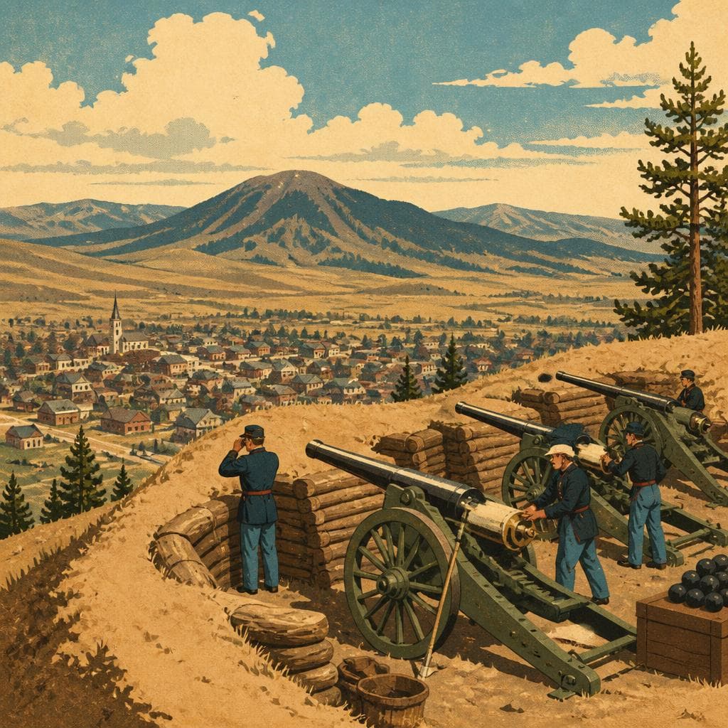 Cover art for Above Helena, Where the Guns Held