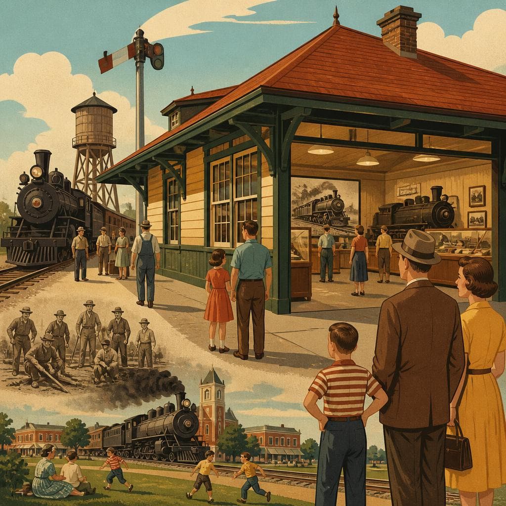 Cover art for A Depot That Teaches Belton to Remember
