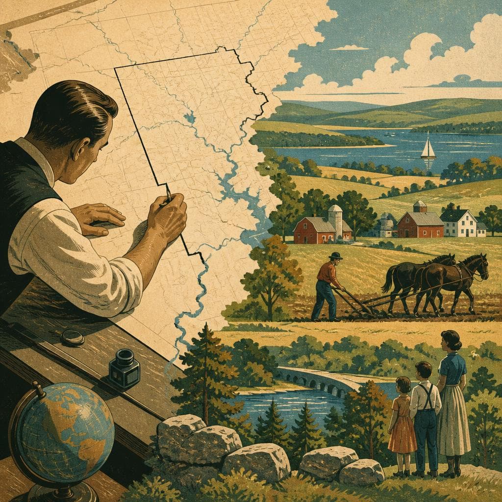 Cover art for A County First Drawn on Paper