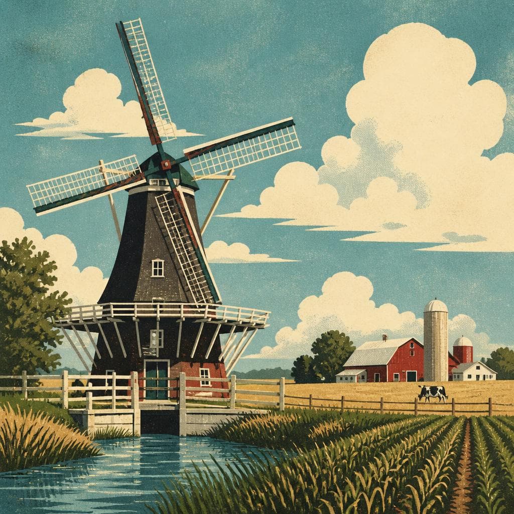 Cover art for More Than a Postcard Windmill