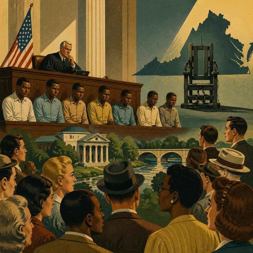 Cover art for Seven Death Sentences, One Nation Watching