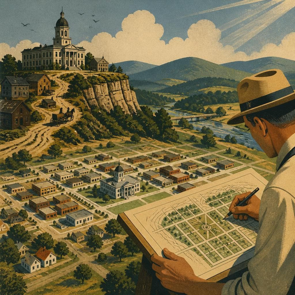Cover art for When a Surveyor Drew a County Seat