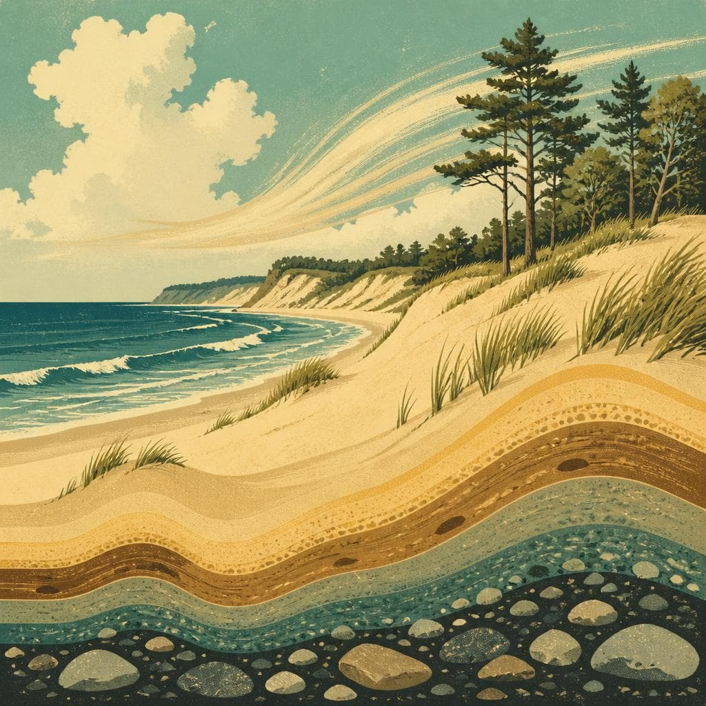 Cover art for Where Lake Michigan Keeps Building the Land