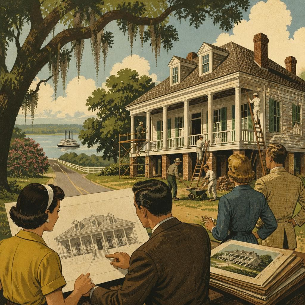 Cover art for Saving Destrehan on River Road