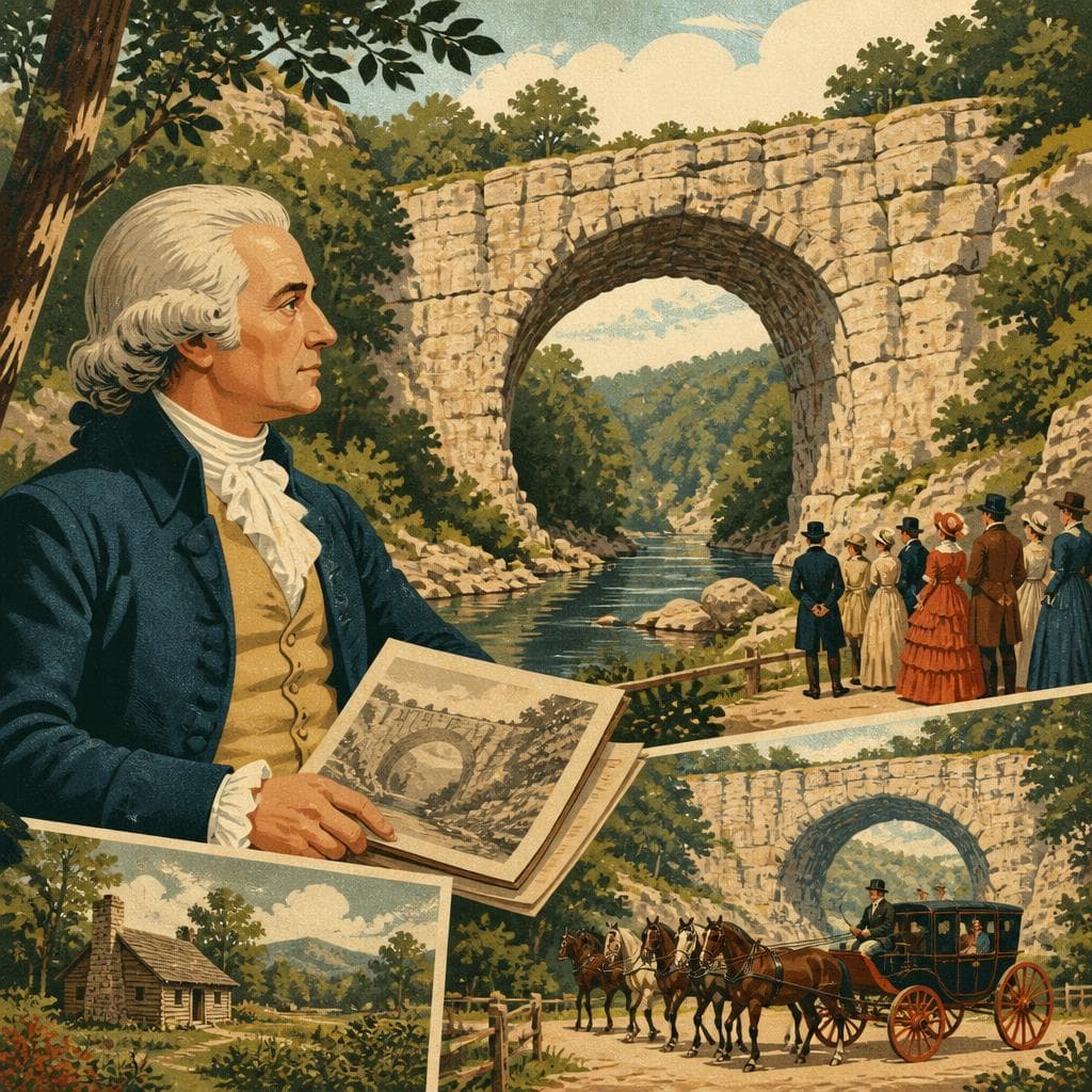 Cover art for How Jefferson Made Natural Bridge Famous