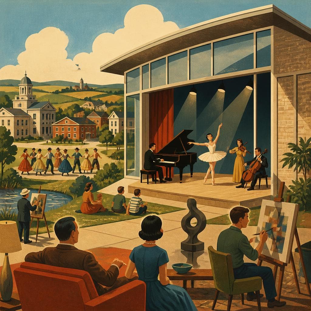 Cover art for When Doudna Became Coles County’s Arts Living Room