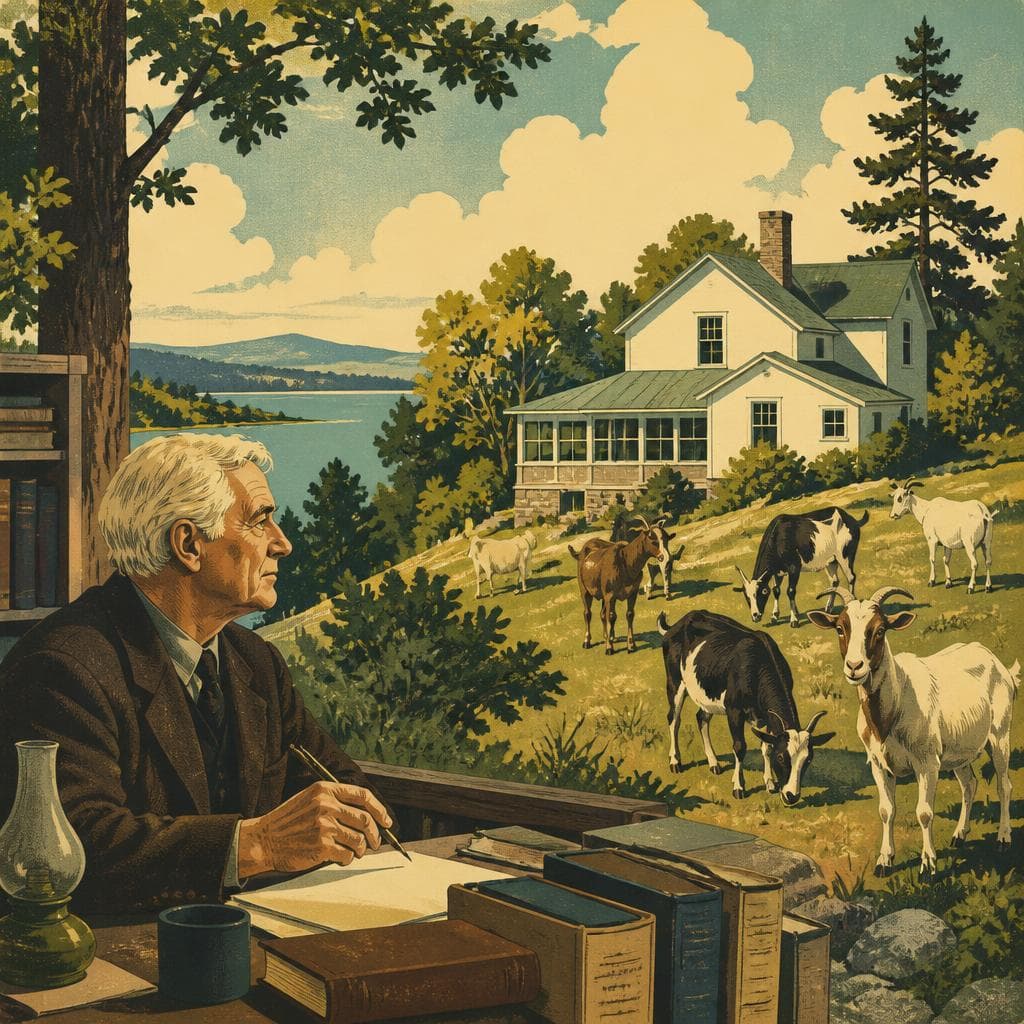 Cover art for Where Carl Sandburg Stayed—and the Goats Stayed Too