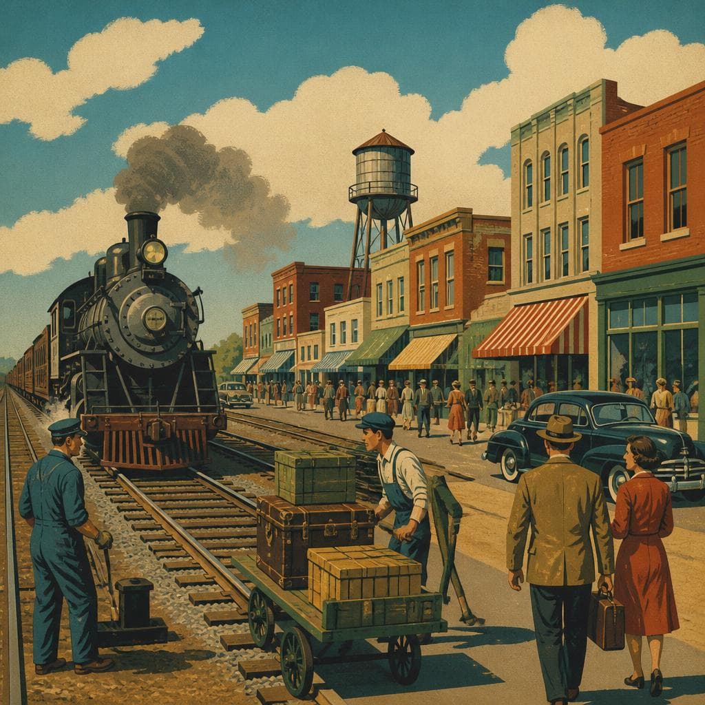Cover art for Where the Tracks Drew a Downtown