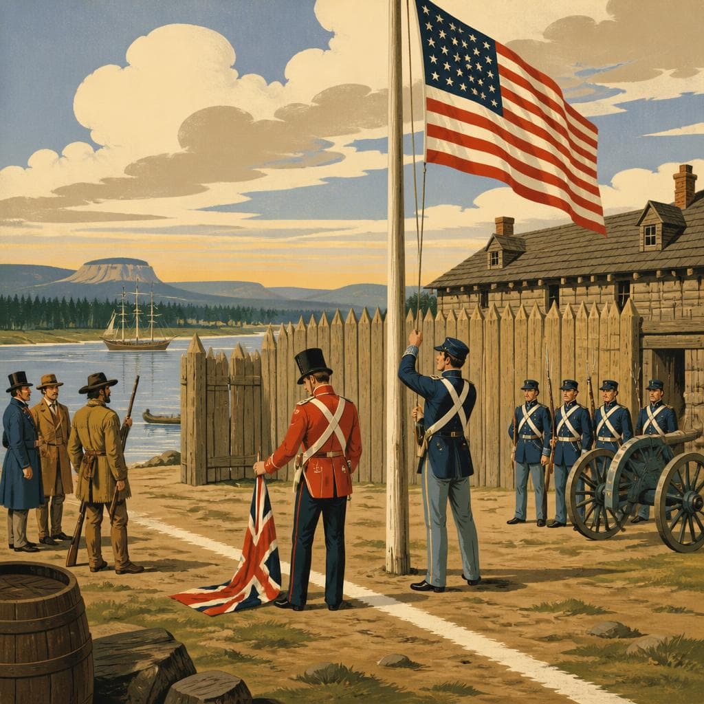 Cover art for When the Line Moved Past Fort Vancouver