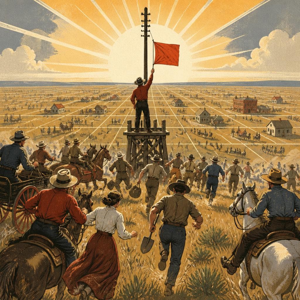 Cover art for When Noon Broke the Cherokee Outlet