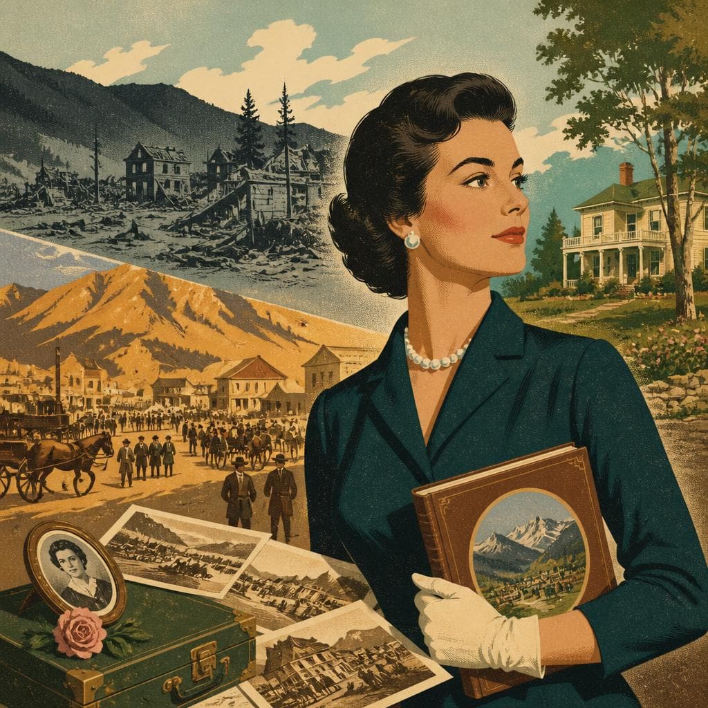 Cover art for The Woman Whose Name Outlived the Boom