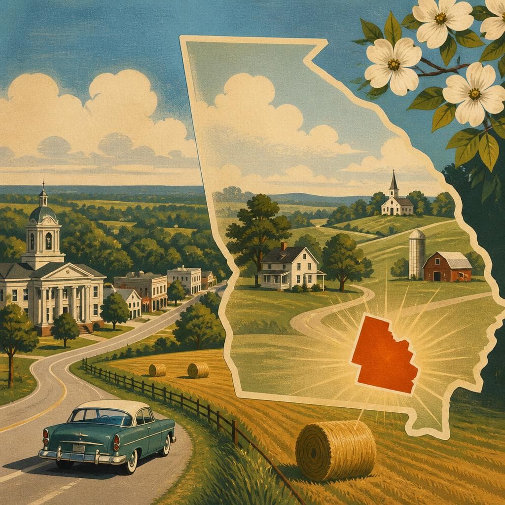 Cover art for Georgia’s Late-Born County