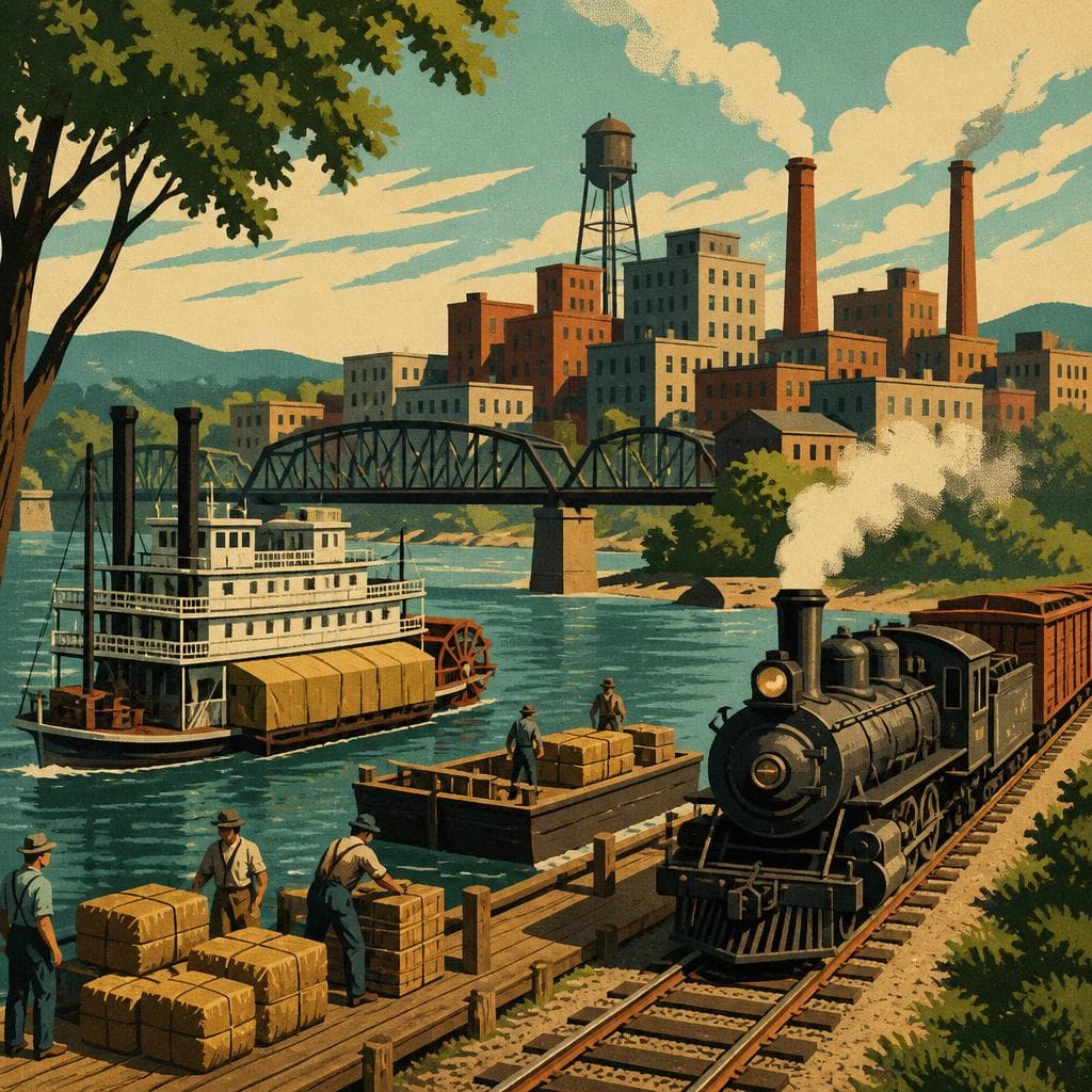 Cover art for Where the River Met the Rails in Gadsden