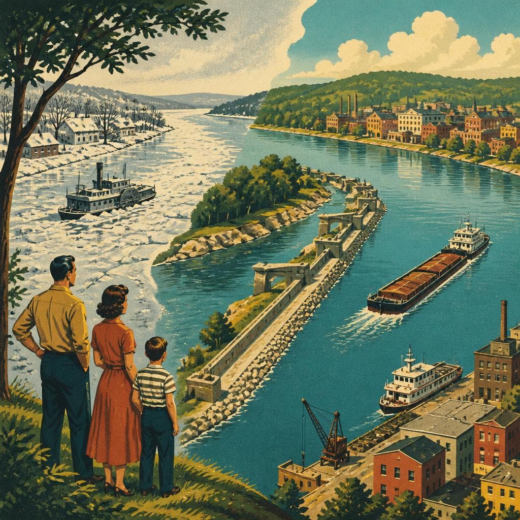 Cover art for How Pike Island Taught the Ohio to Hold Still
