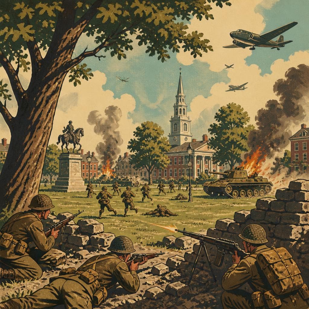 Cover art for When War Reached the New Haven Green